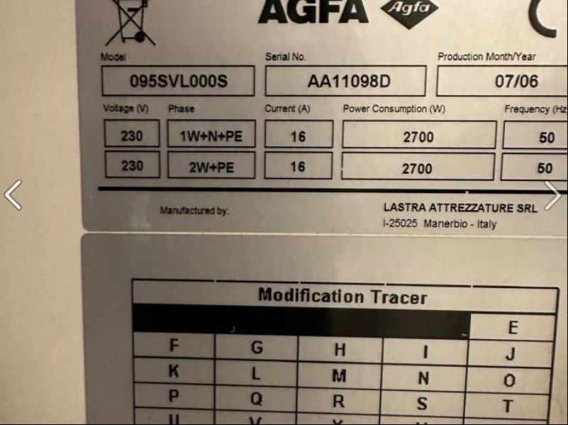 CTP Agfa Avalon LF | 2006 - 7