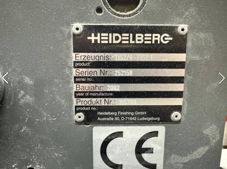 Heidelberg Stahlfolder TI 52/4 FI52.1 | 2002 - 5