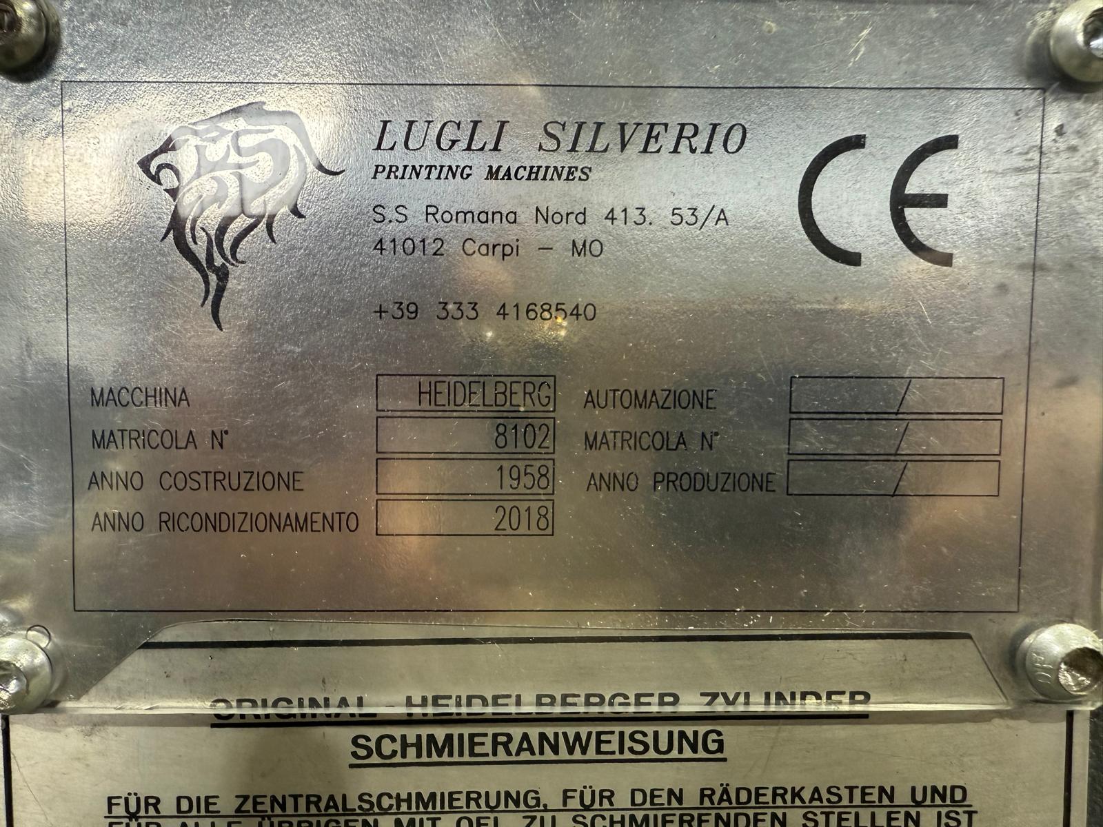 Heidelberg Cylinder S | 1958 (2018) - 5